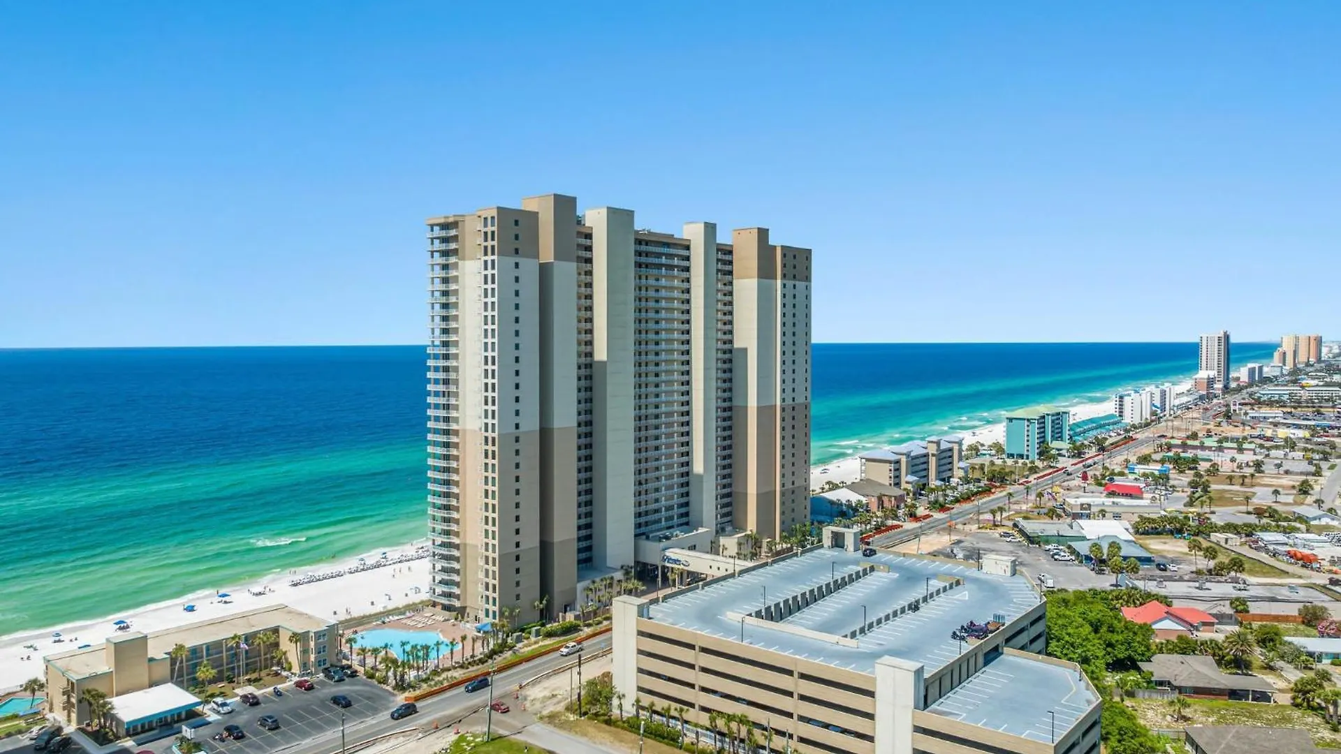 Apartment Stunning 3Br Corner Tidewater Resort Beachfront Condo! Sleeps 10! By Dolce Vita Getaways Pcb! Panama City Beach